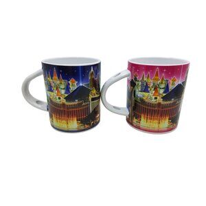 landmark las vegas his and hers ceramic souviner coffee mugs